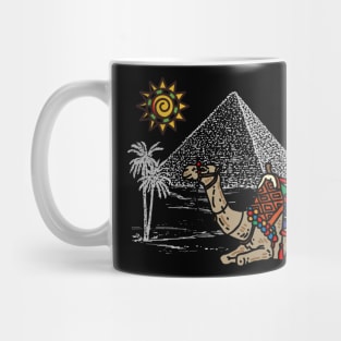 Camel in the desert Mug